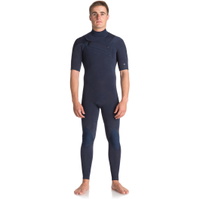 Original Monochrome 2mm AZip Short Sleeve Wetsuit NAVY